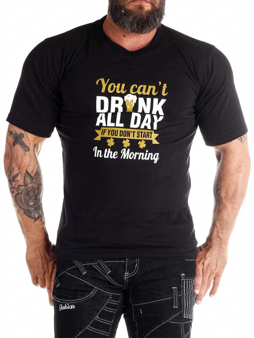 RD Drink All Day T-skjorte - Svart