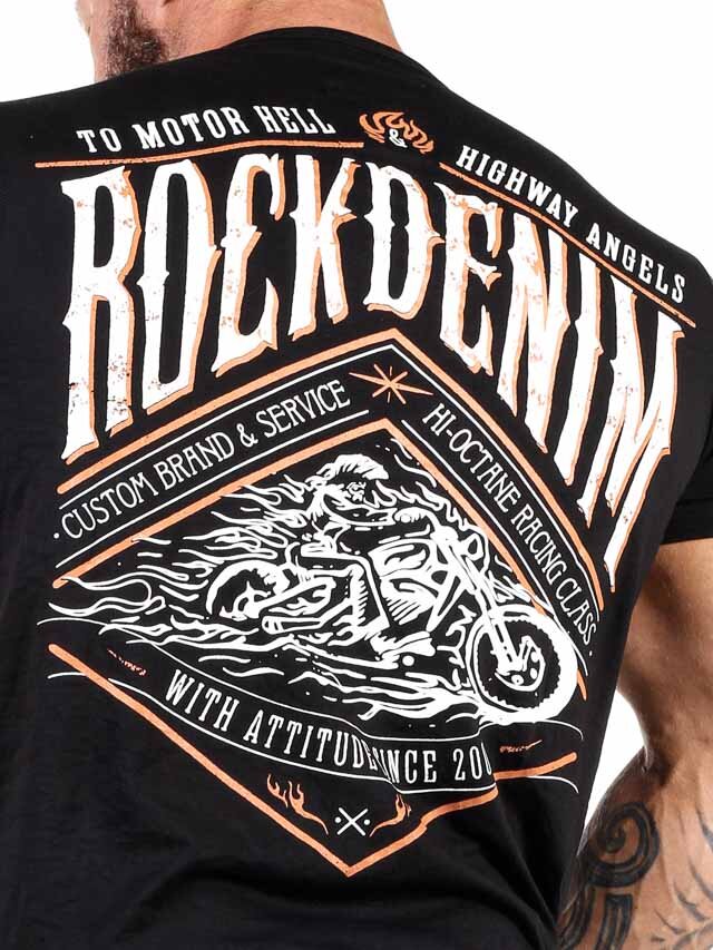 RD Biker T-skjorte - Svart