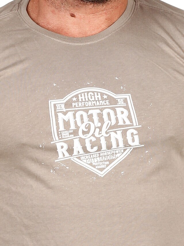 Motor Racing T-skjorte - Khaki