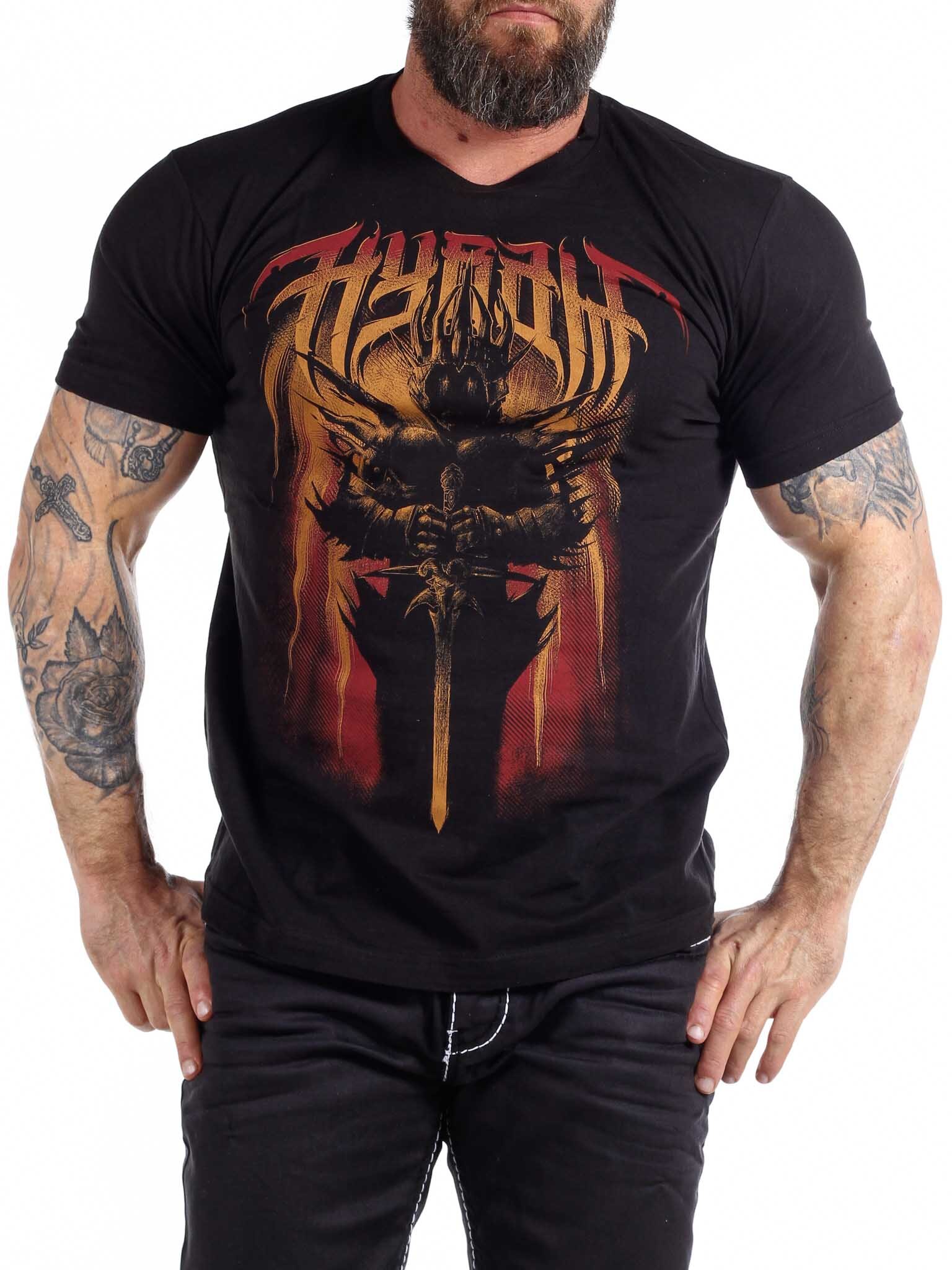 Hyraw Dark Knight T-skjorte - Svart