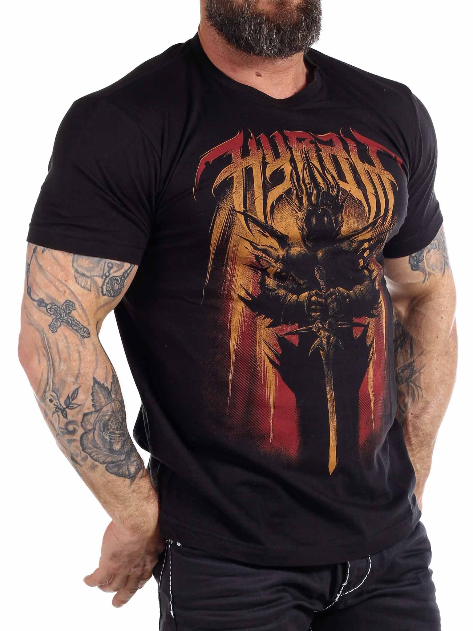 Hyraw Dark Knight T-skjorte - Svart