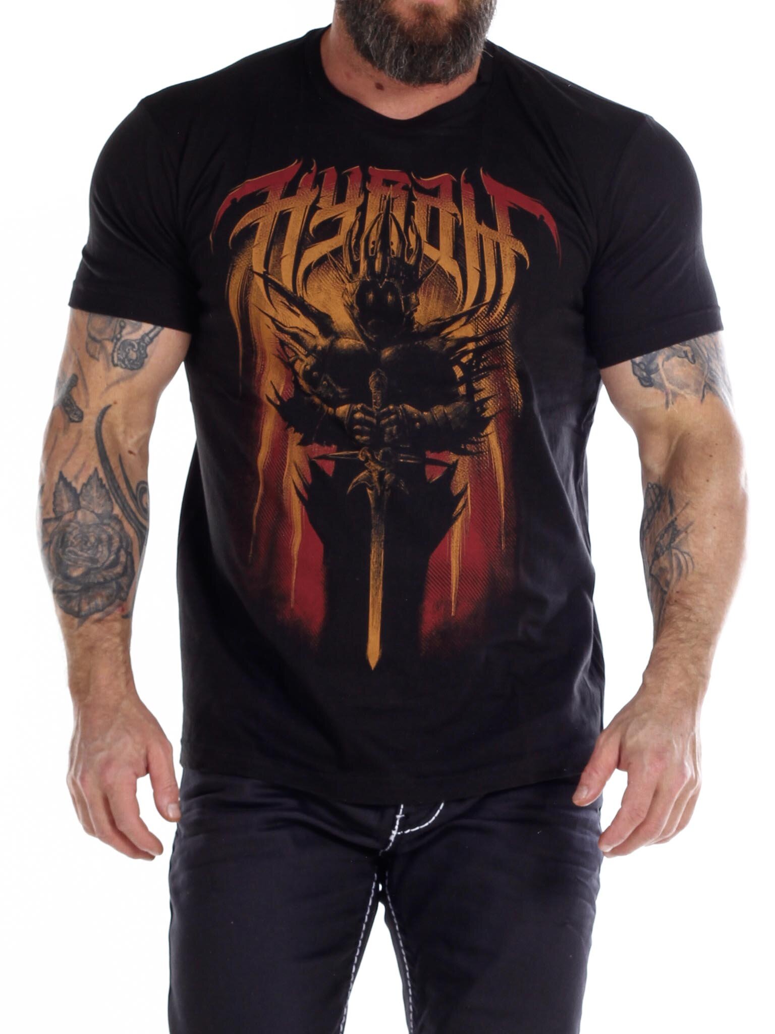 Hyraw Dark Knight T-skjorte - Svart