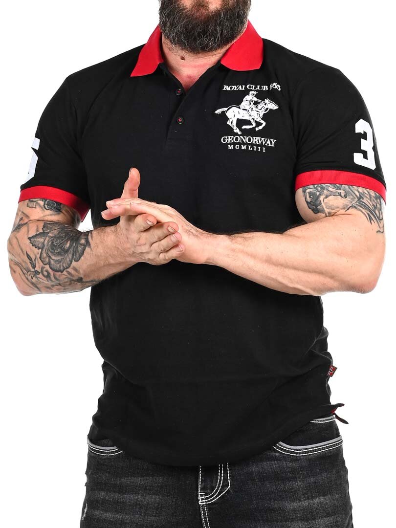 Polo Rider Pique - Svart