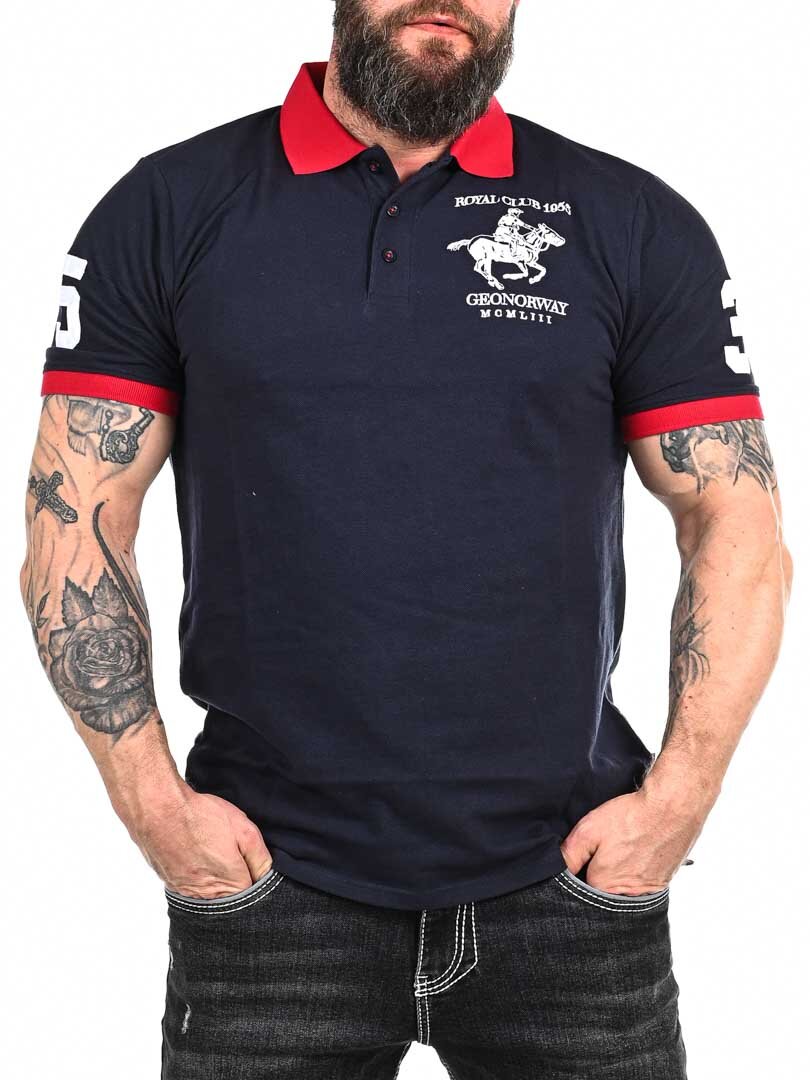Polo Rider Pique - Mørkeblå