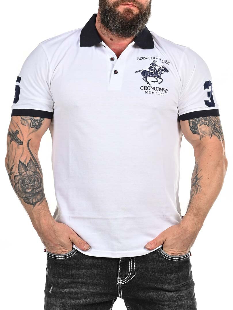 Polo Rider Pique - Hvit