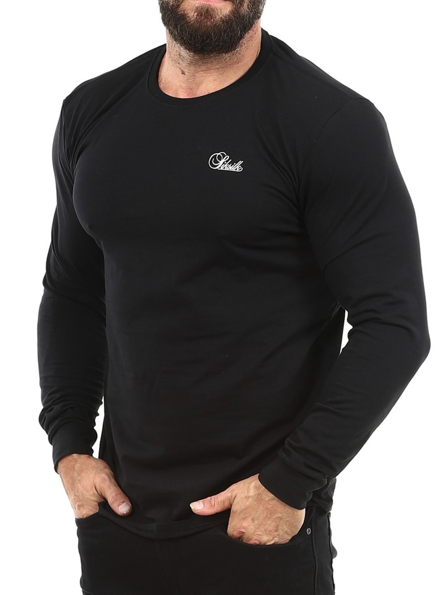 Essentials 29771 SikSilk Longsleeve - Black-7.jpg