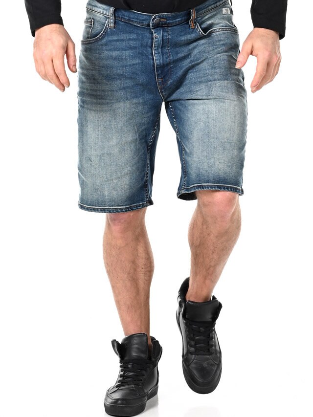 Eamon Blend Shorts - Mørkeblå