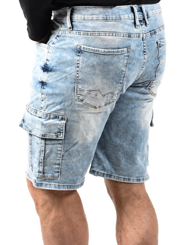 Briac Cargo Shorts - Lyseblå