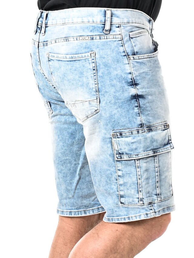 Briac Cargo Shorts - Lyseblå