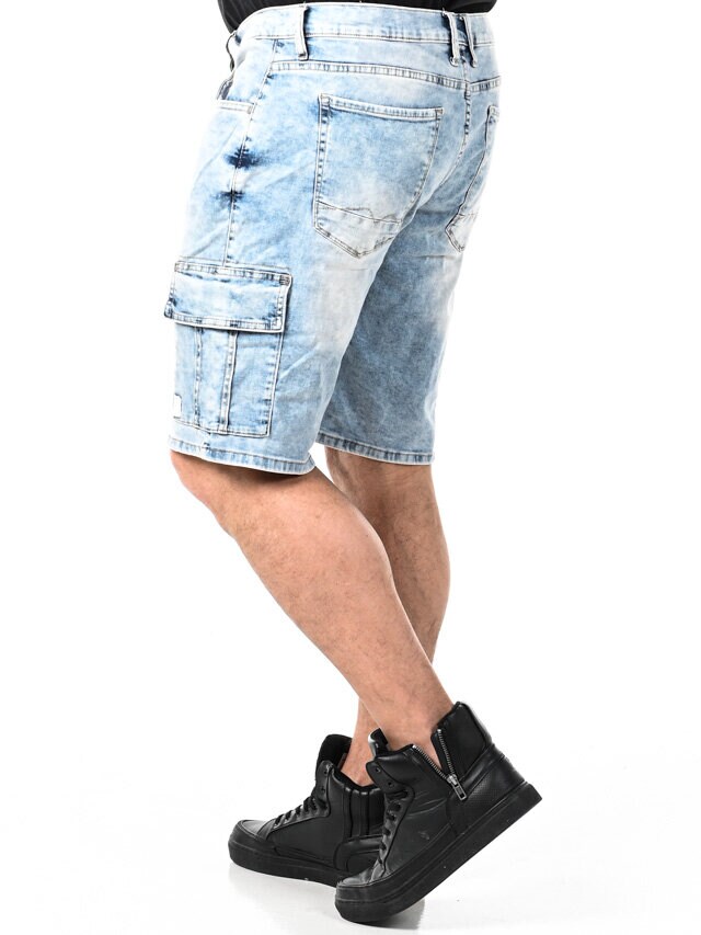 Briac Cargo Shorts - Lyseblå