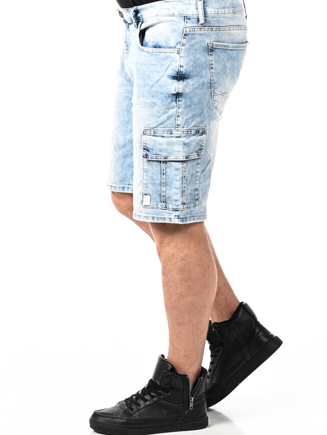 Briac Cargo Shorts - Lyseblå