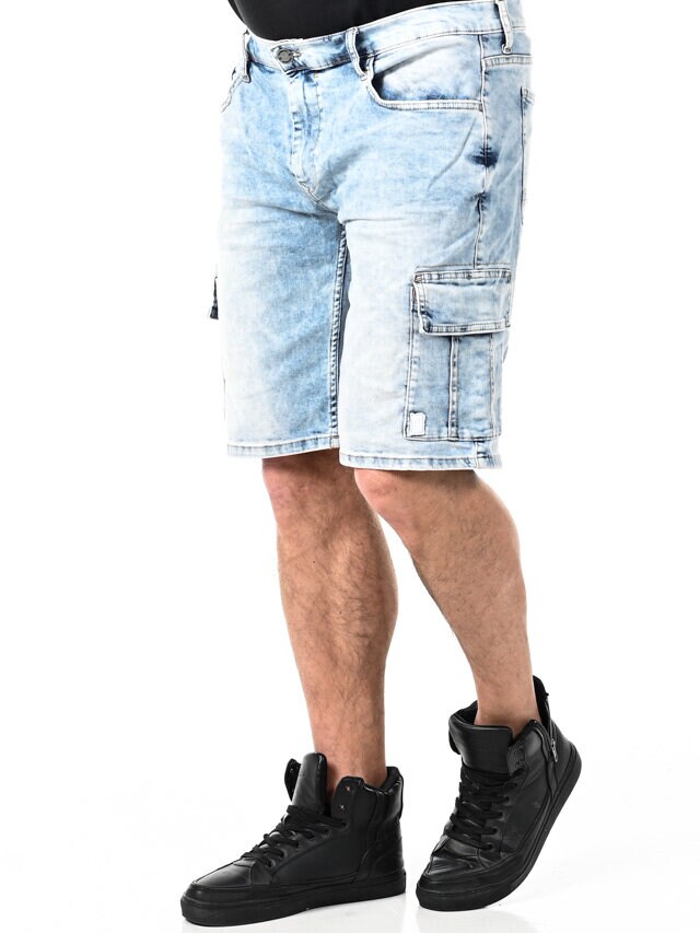Briac Cargo Shorts - Lyseblå