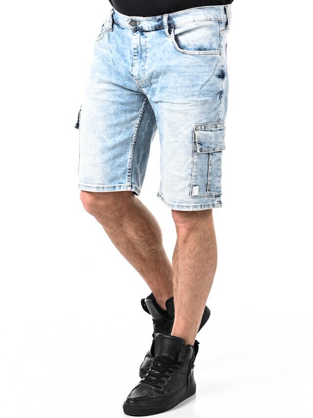 Briac Cargo Shorts - Lyseblå