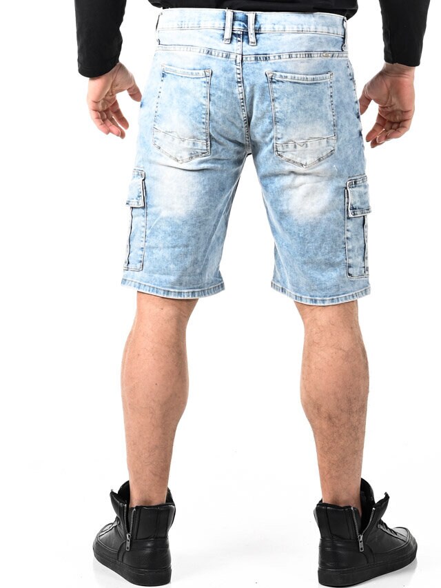 Briac Cargo Shorts - Lyseblå