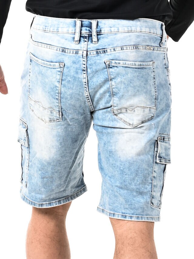 Briac Cargo Shorts - Lyseblå