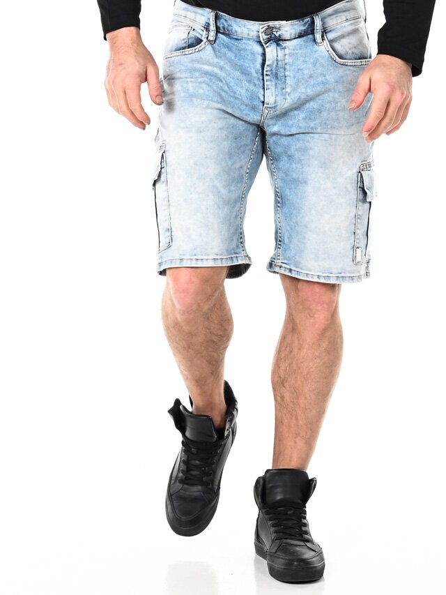 Briac Cargo Shorts - Lyseblå
