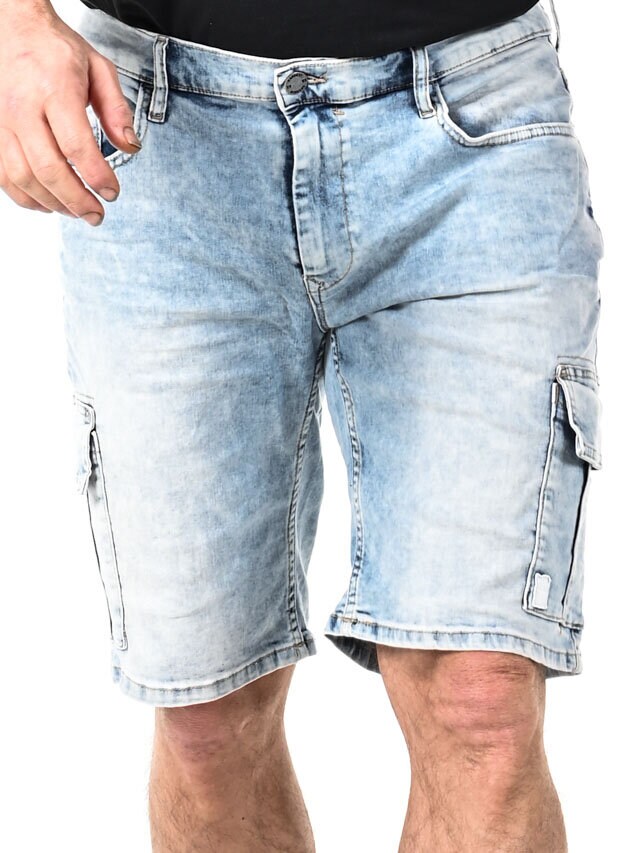 Briac Cargo Shorts - Lyseblå