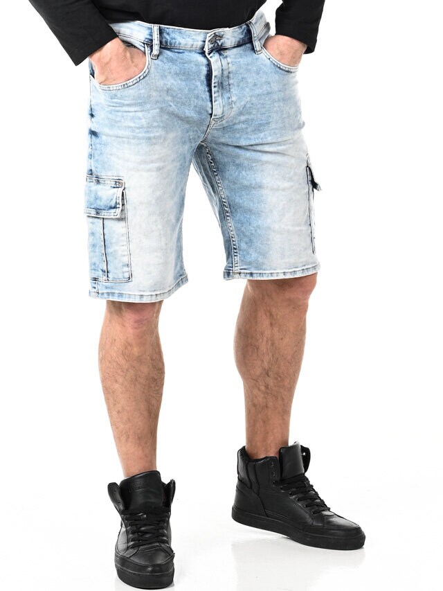 Briac Cargo Shorts - Lyseblå