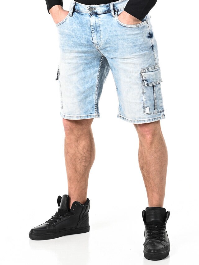 Briac Cargo Shorts - Lyseblå