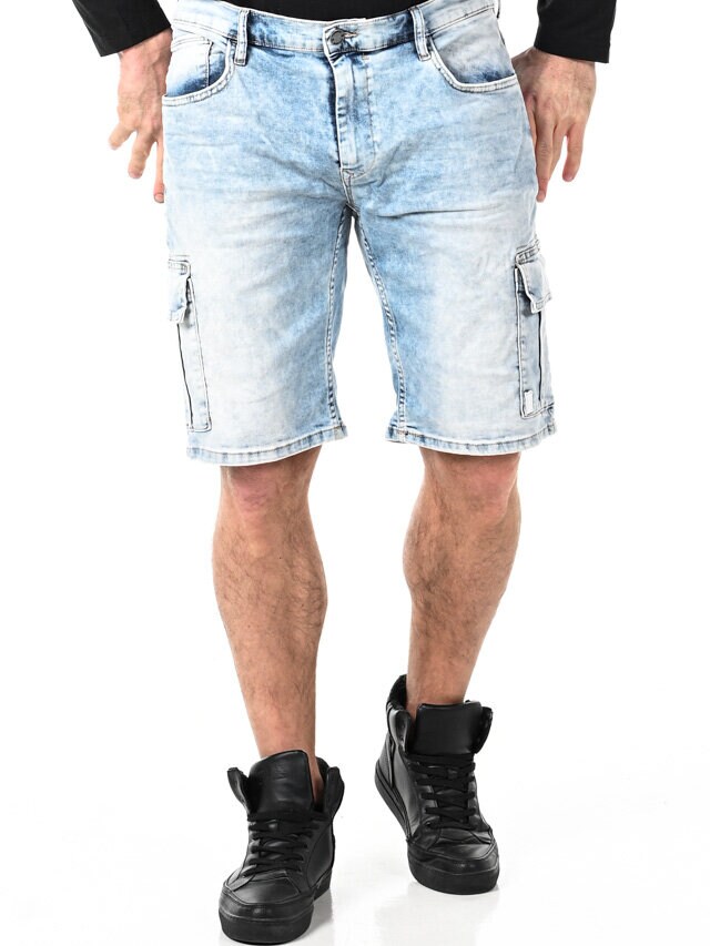 Briac Cargo Shorts - Lyseblå