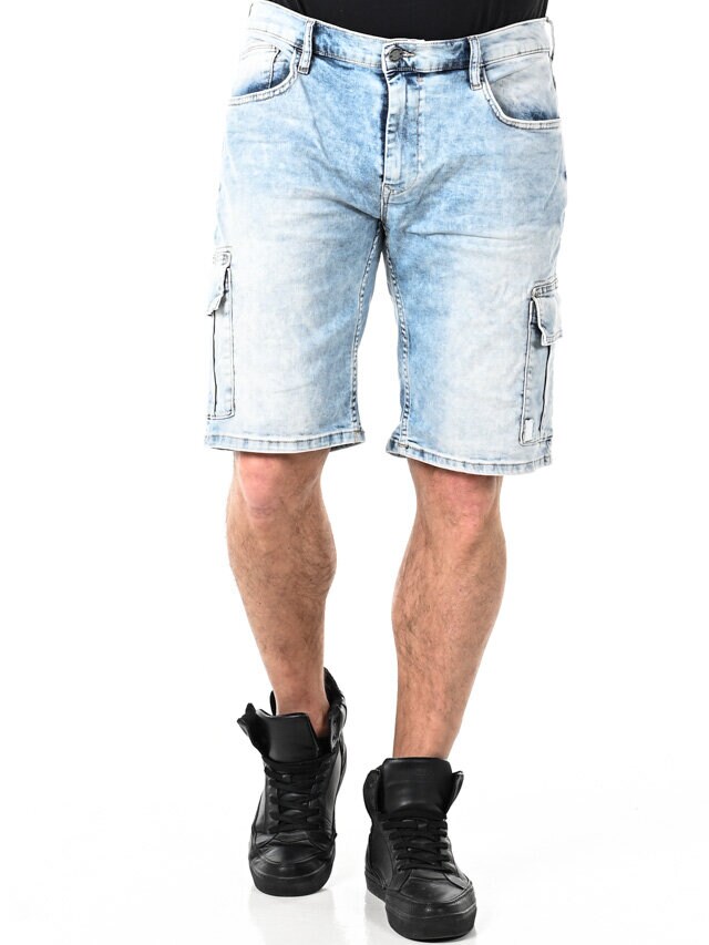 Briac Cargo Shorts - Lyseblå