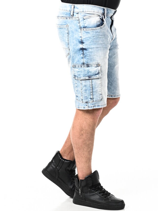 Briac Cargo Shorts - Lyseblå