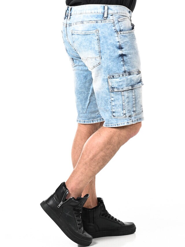 Briac Cargo Shorts - Lyseblå