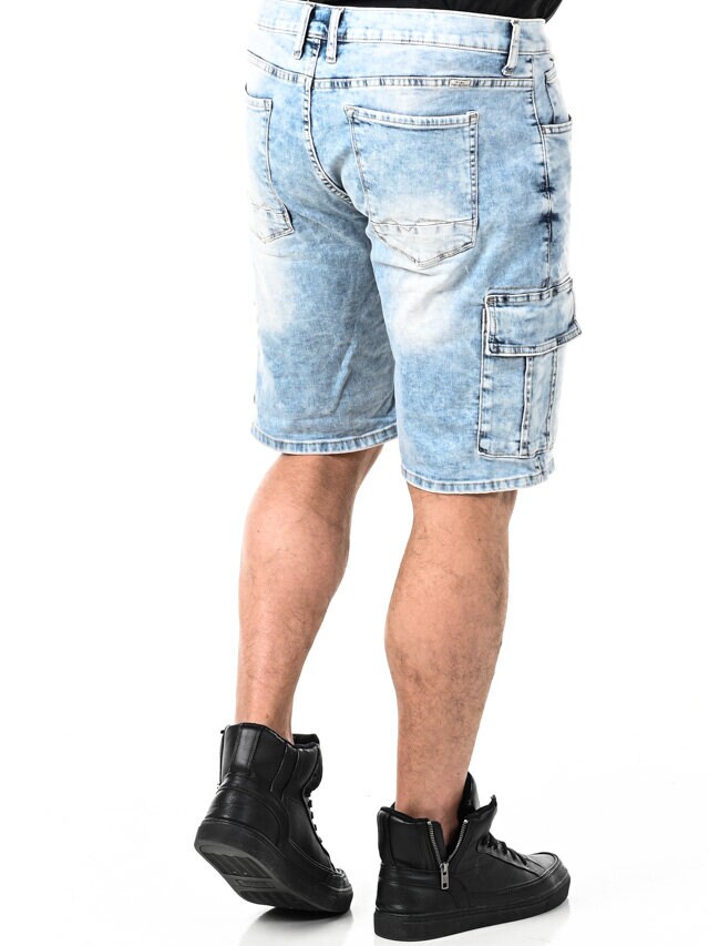 Briac Cargo Shorts - Lyseblå