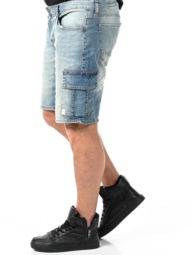 Briac Cargo Shorts - Blå