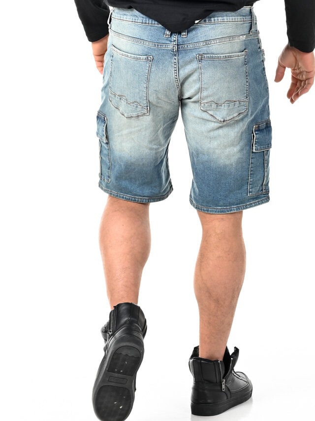 Briac Cargo Shorts - Blå