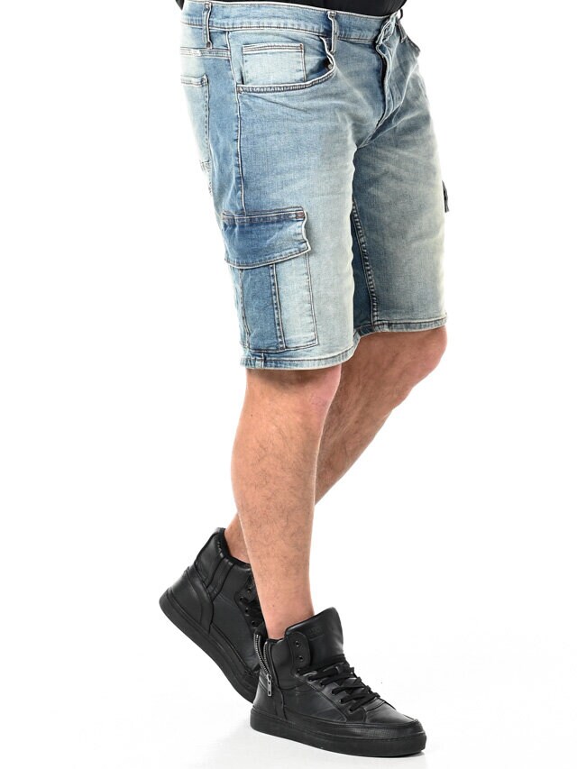 Briac Cargo Shorts - Blå