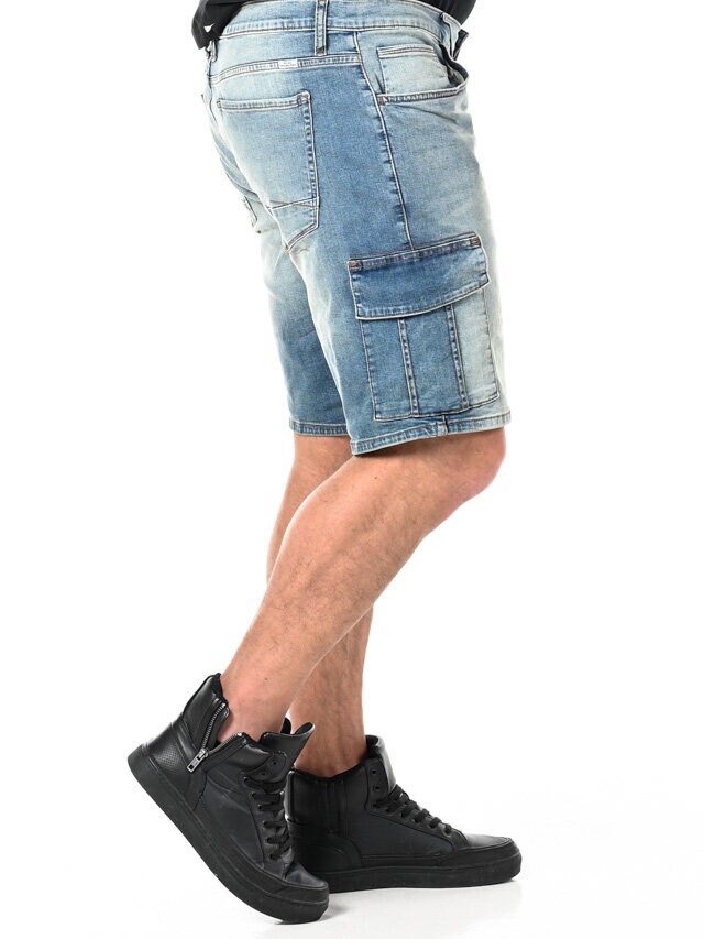 Briac Cargo Shorts - Blå