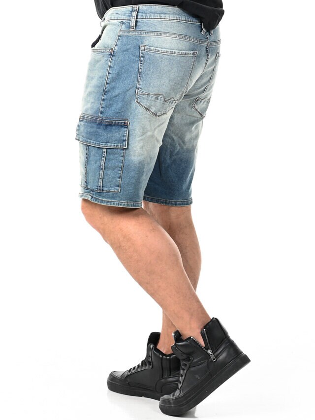 Briac Cargo Shorts - Blå