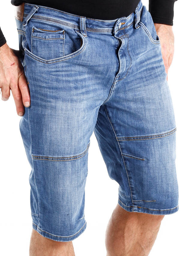 Solid Relaxed Shorts - Blå