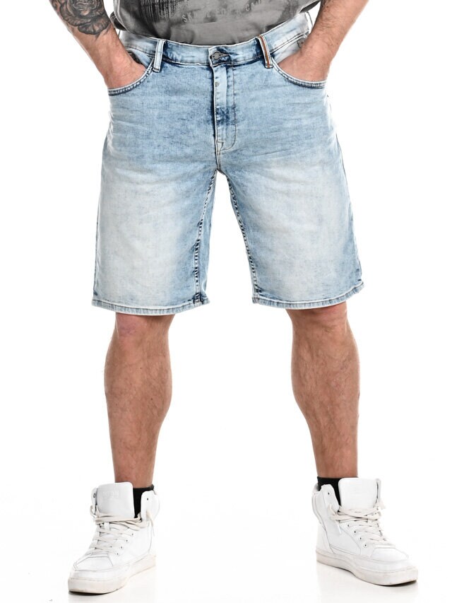Eamon Denim Shorts - Lyseblå