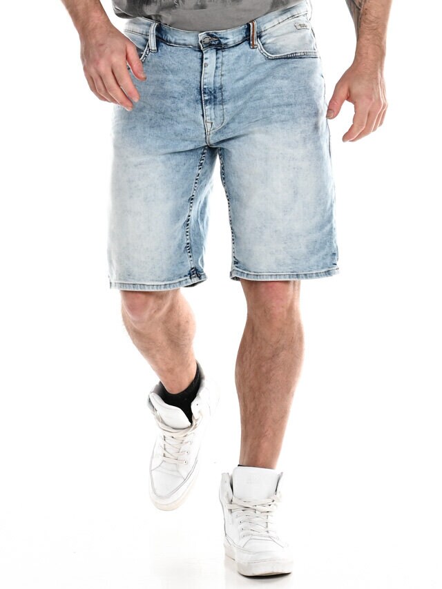 Eamon Denim Shorts - Lyseblå
