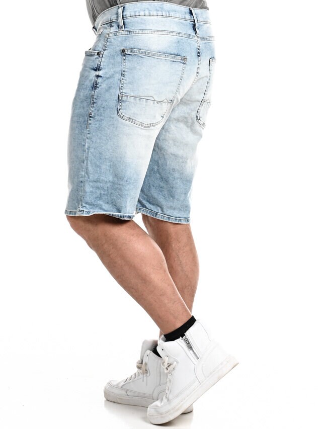 Eamon Denim Shorts - Lyseblå