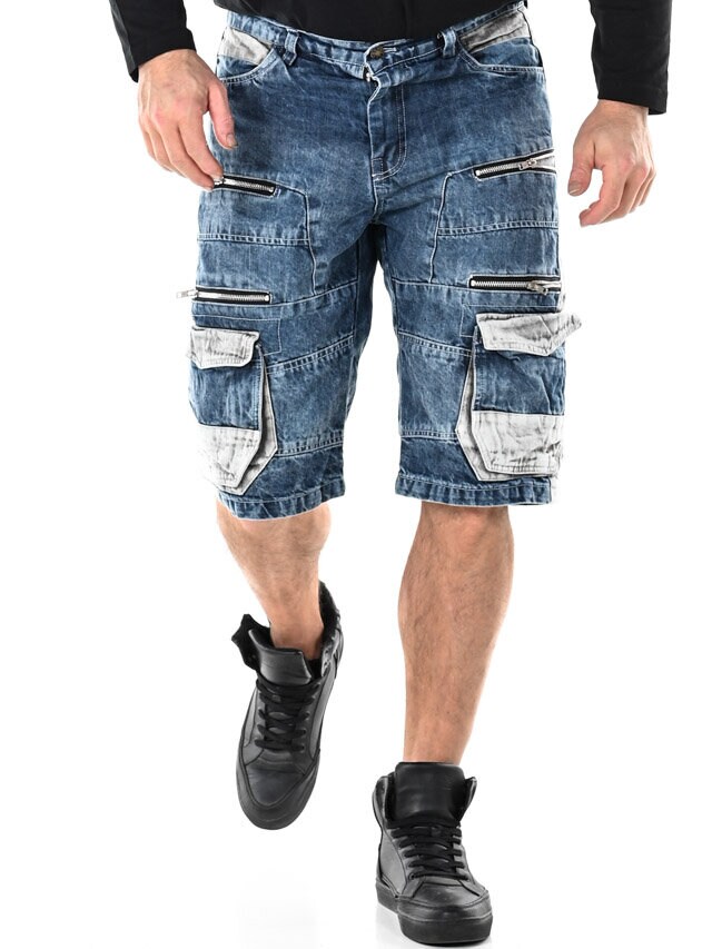 RD Bolt Cargo Shorts - Blå/Grå