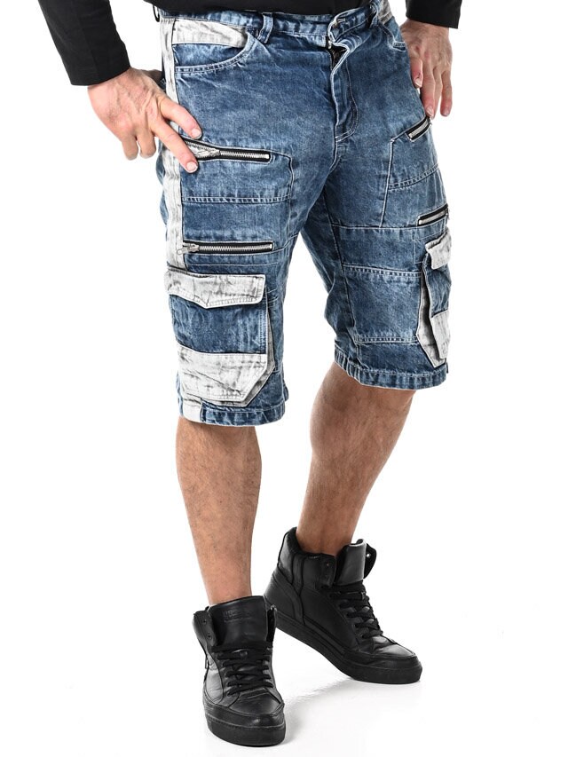 RD Bolt Cargo Shorts - Blå/Grå