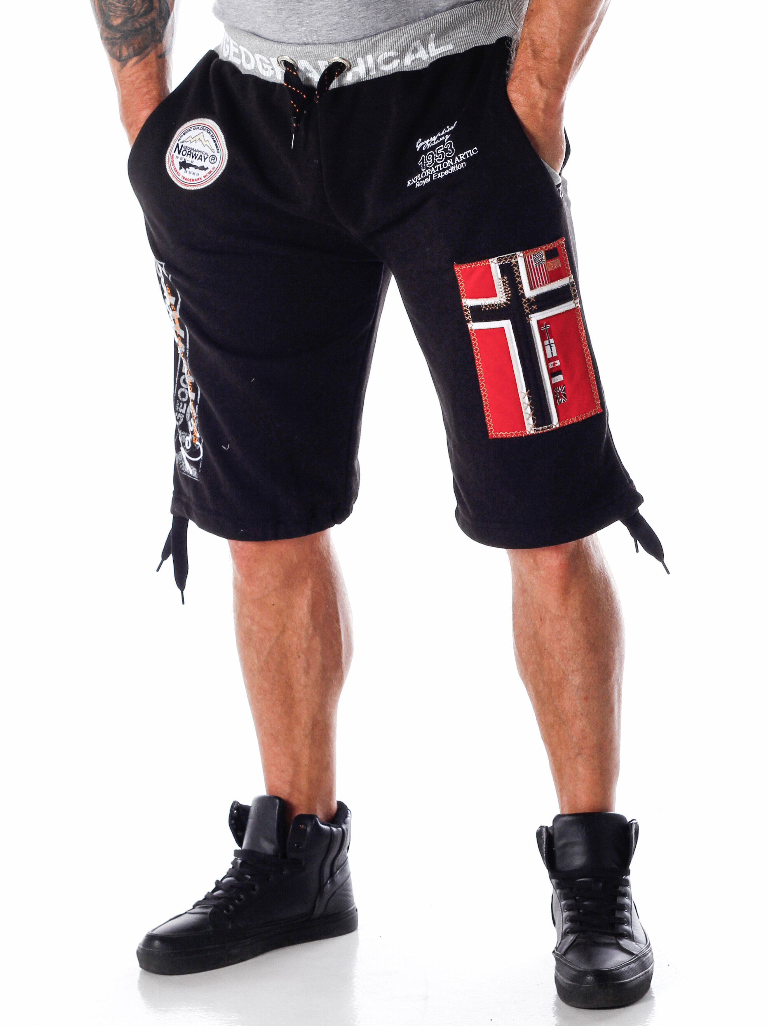 Geo Norway Bermuda Shorts - Svart