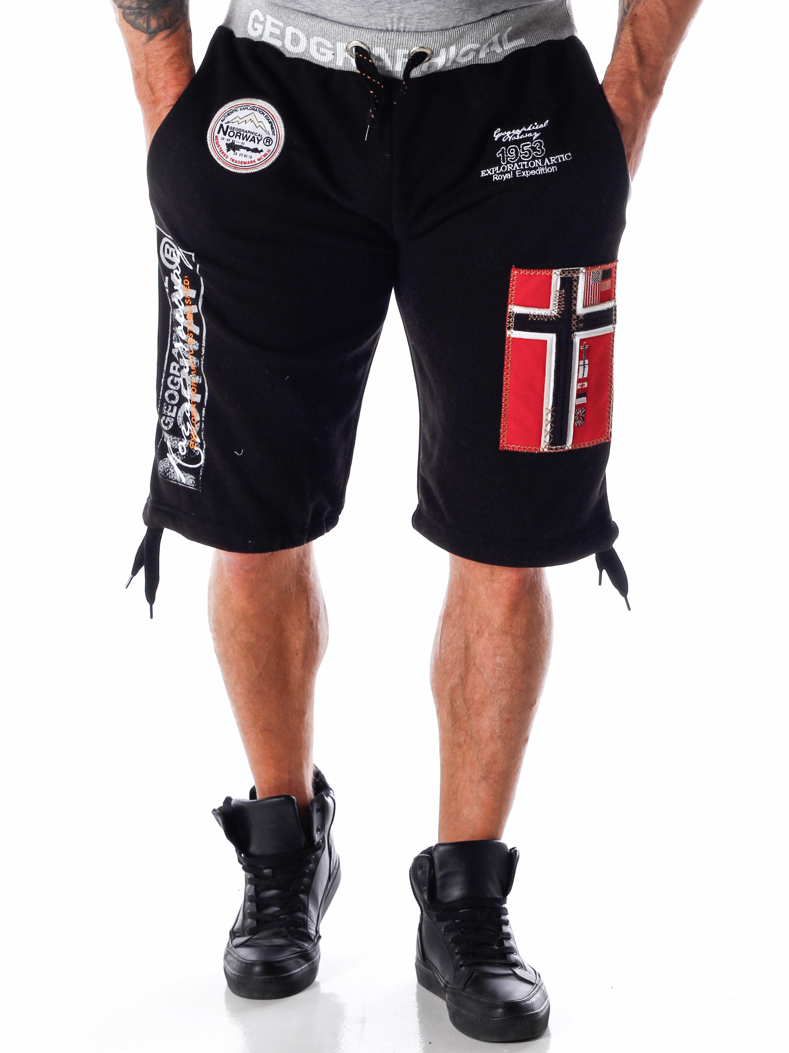 Geo Norway Bermuda Shorts - Svart
