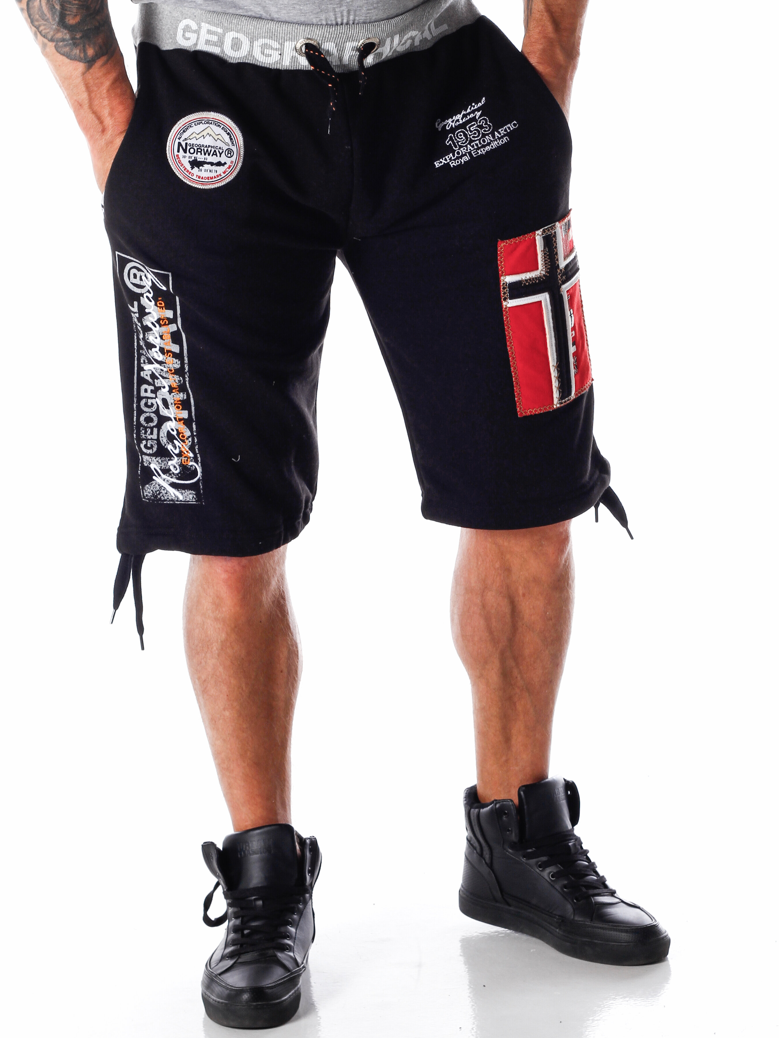 Geo Norway Bermuda Shorts - Svart