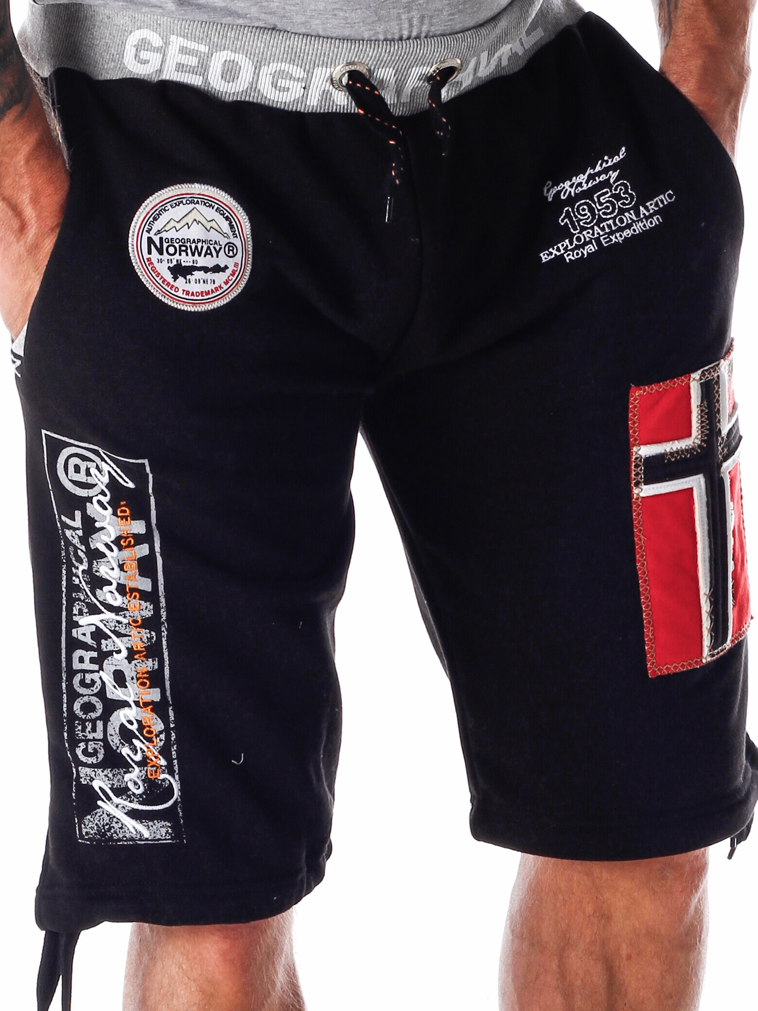 Geo Norway Bermuda Shorts - Svart