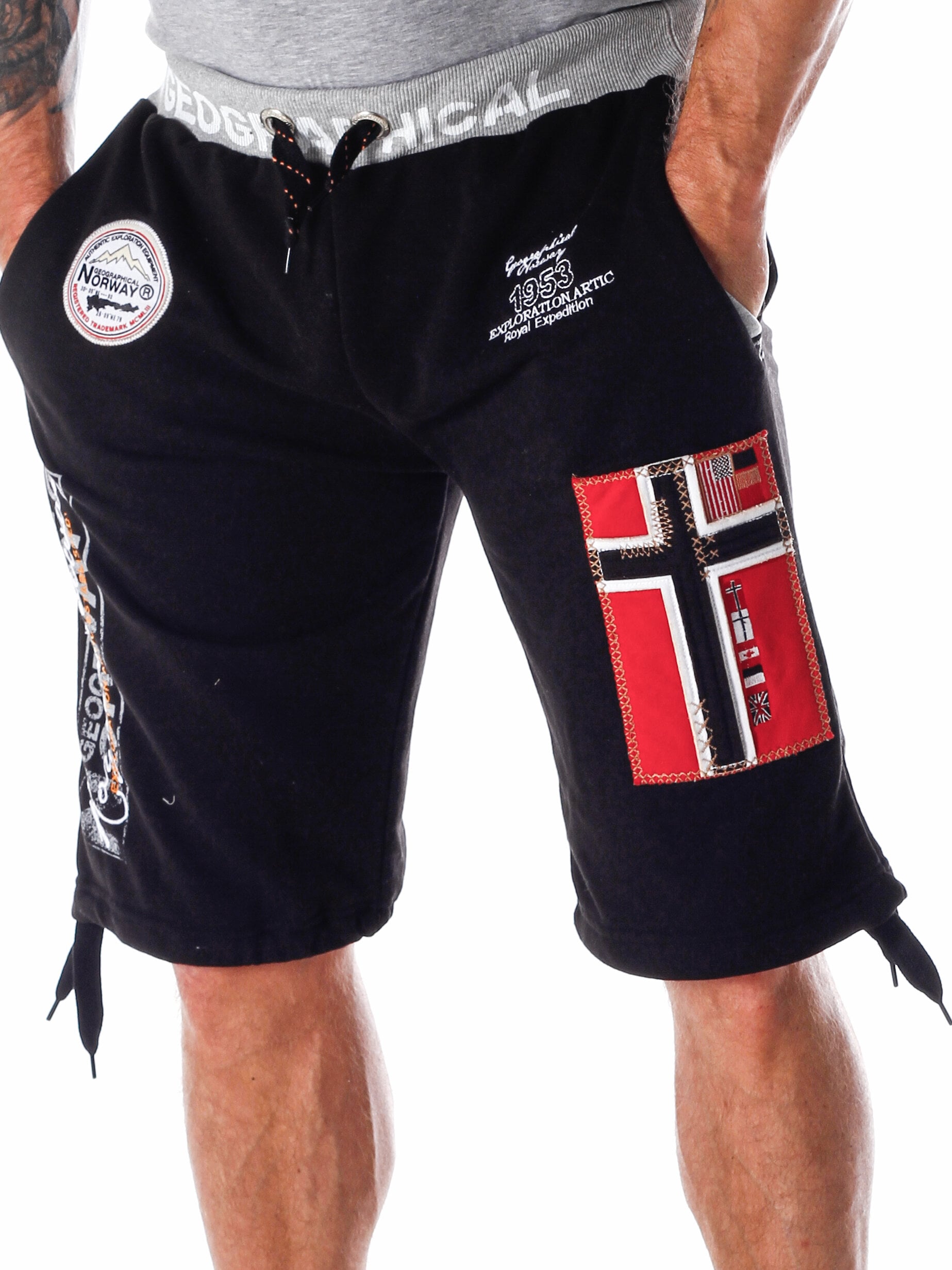 Geo Norway Bermuda Shorts - Svart