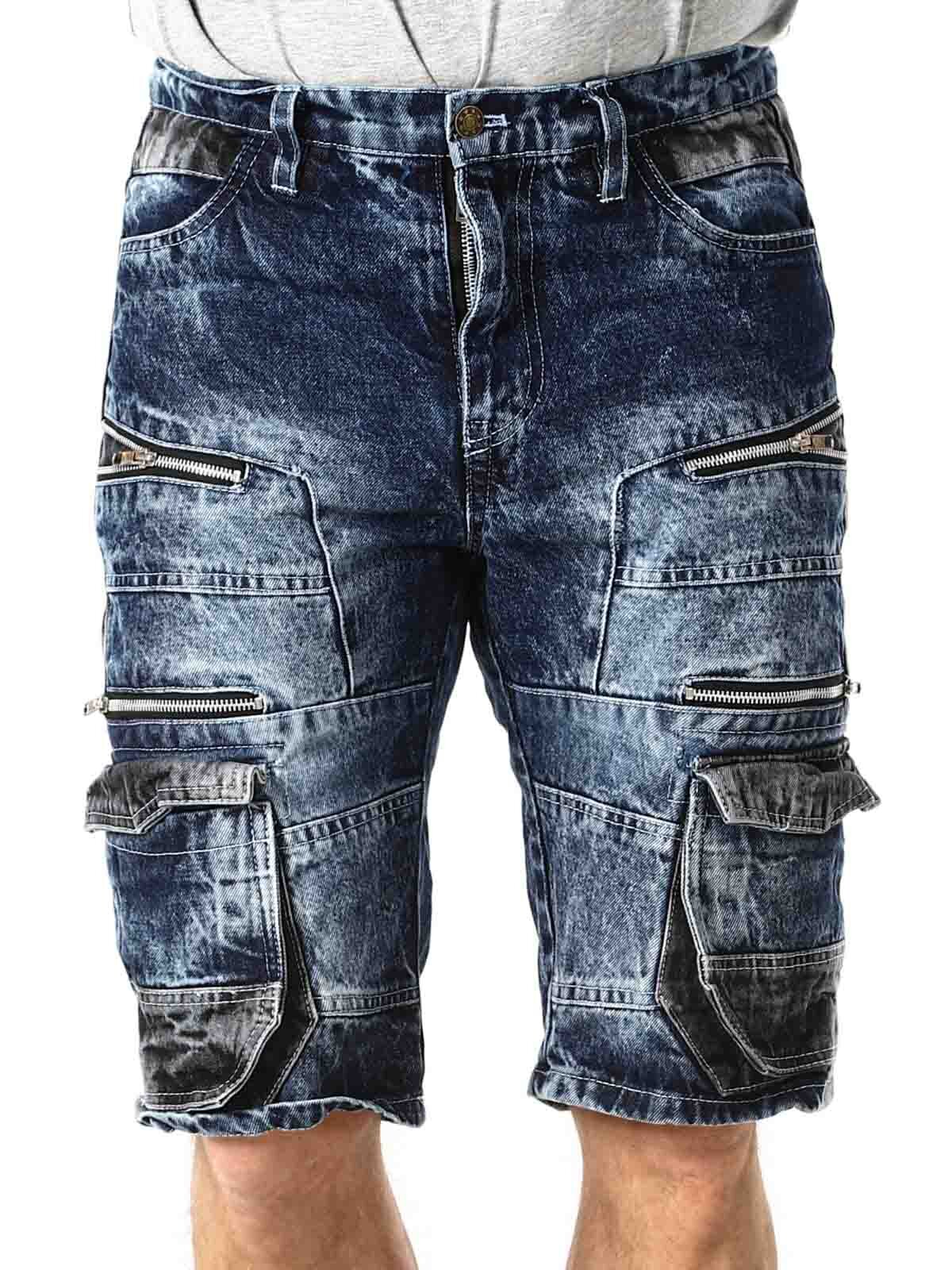 RD Bolt Cargo Shorts - Blå/Svart