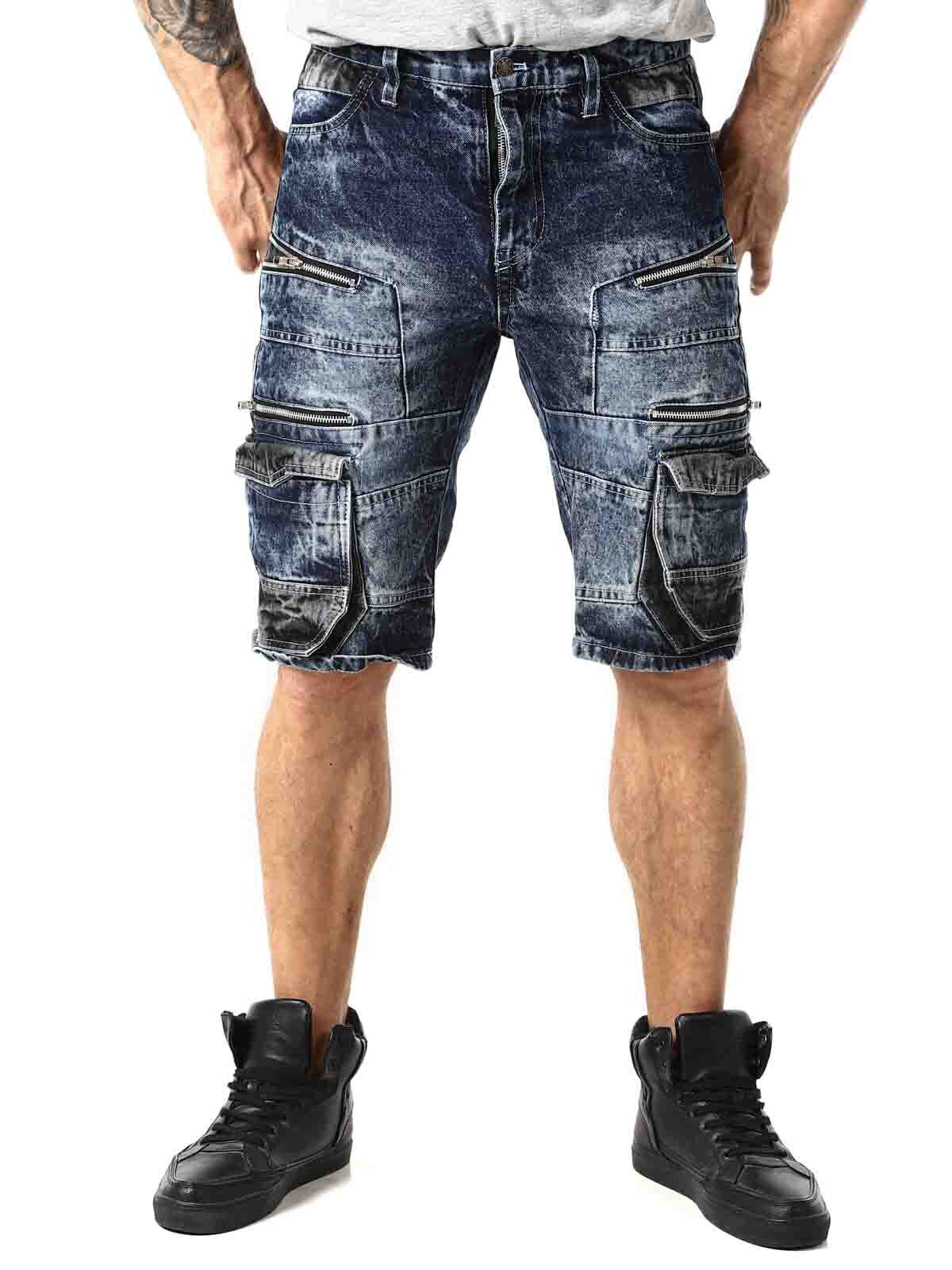 RD Bolt Cargo Shorts - Blå/Svart