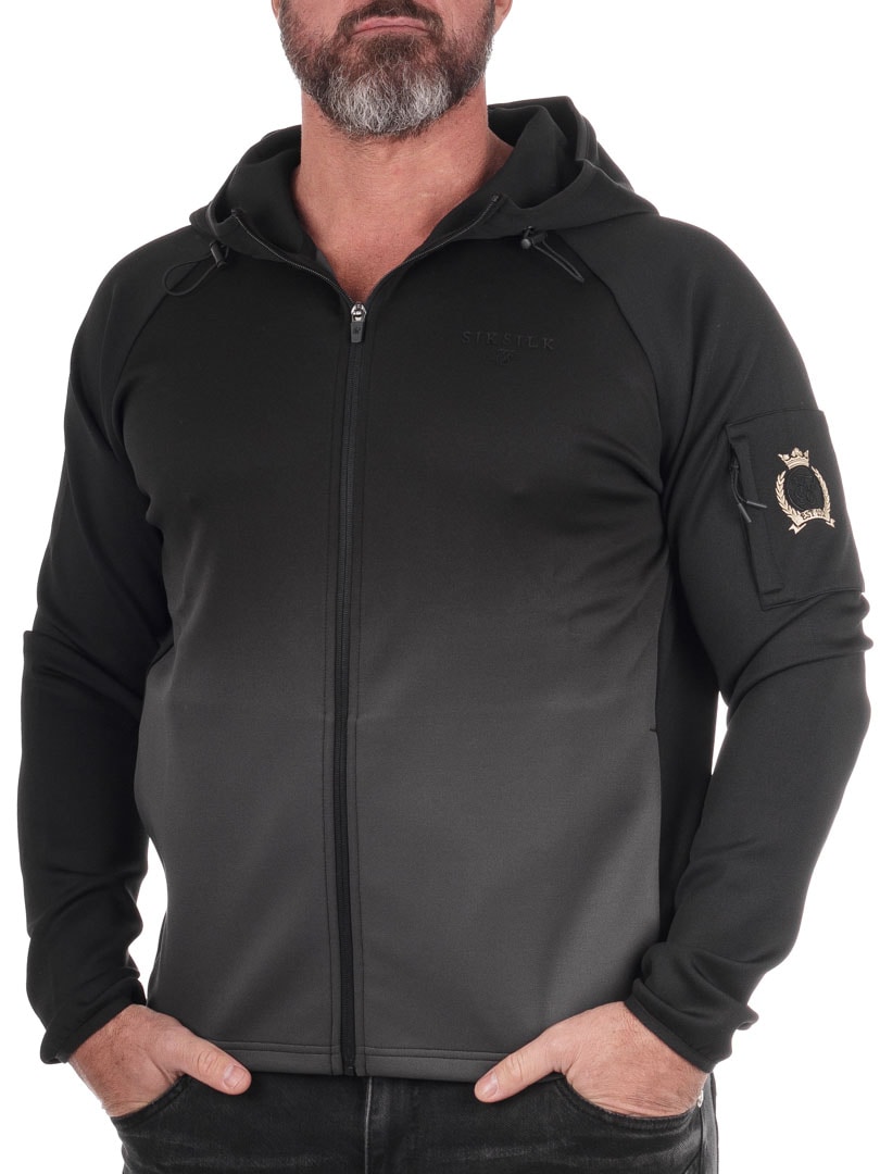 Full Zip SikSilk Hoodie - Black_2.jpg
