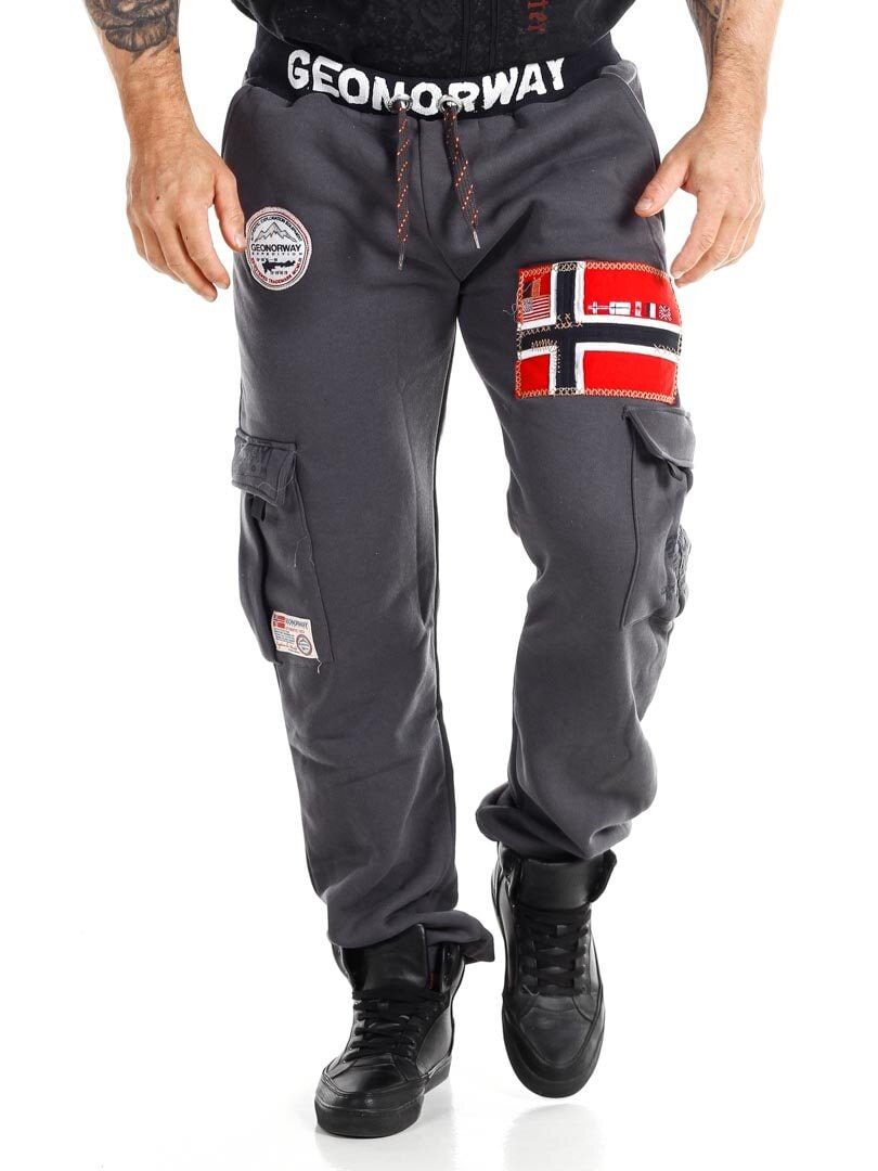 Geo Norway Cargo joggebukse - Mørkegrå