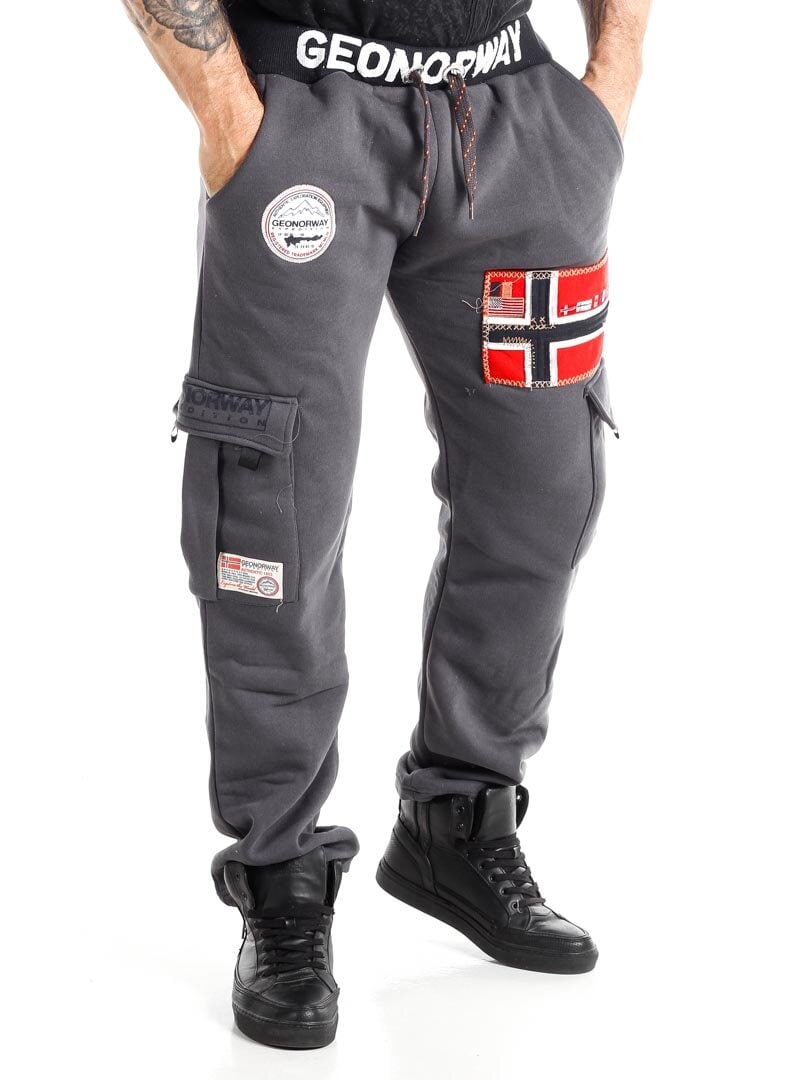 Geo Norway Cargo joggebukse - Mørkegrå