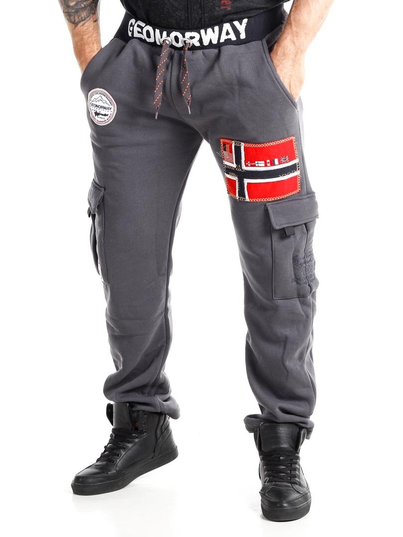 Geo Norway Cargo joggebukse - Mørkegrå